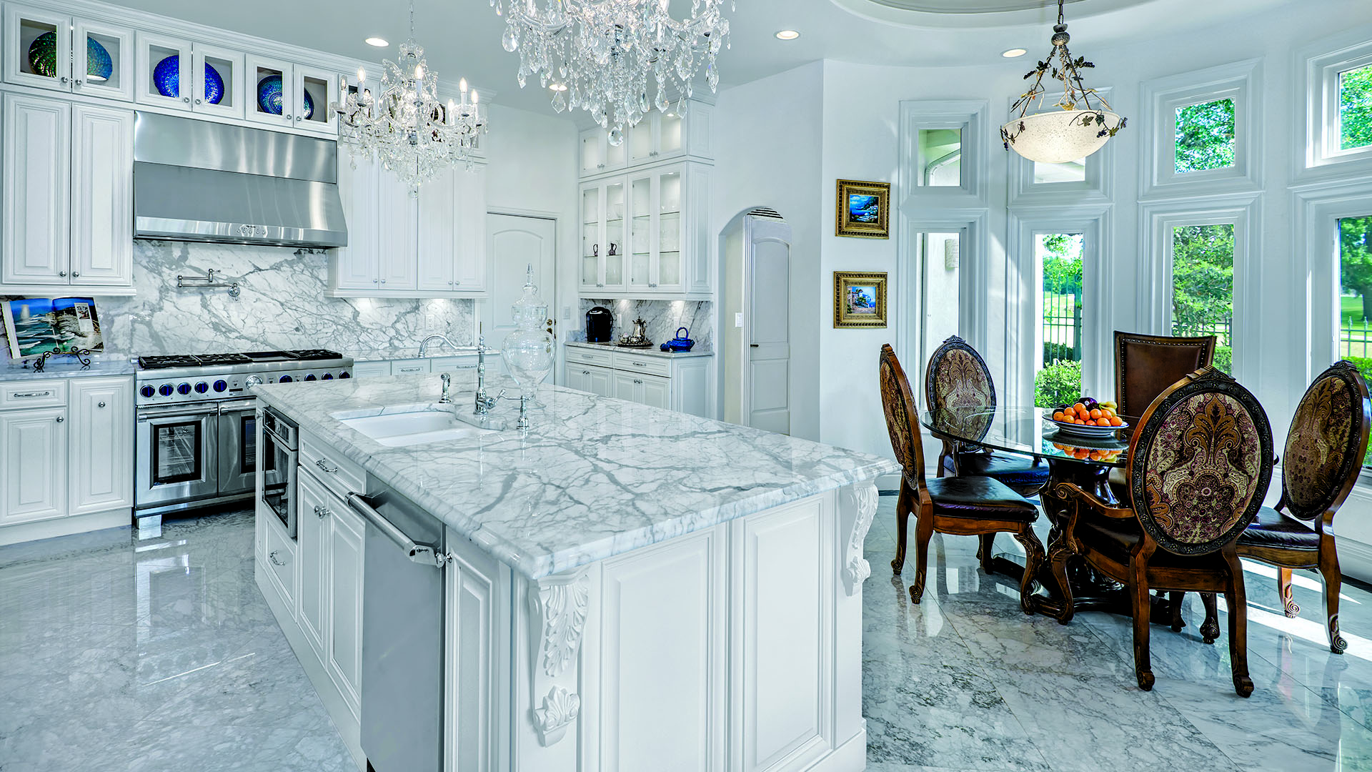 Nations Cabinetry raised panel painted kitchen